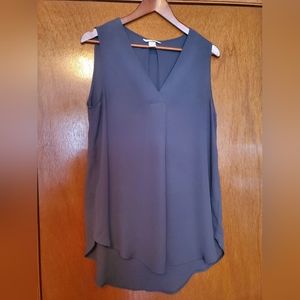 Grey h&m tank blouse